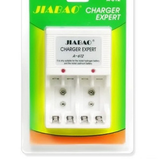 Sạc pin đa năng jiabao a-612 sạc pin 2a,3a, 9v, sạc pin 4 cổng tiện lợi ferado