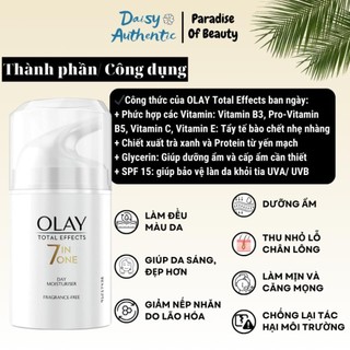 Kem Dưỡng OLAY Total Effect 7 in 1 Moisturiser (Bản UK)