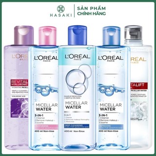 Nước Tẩy Trang L'oreal Refreshing Dành Cho Da Dầu Da Nhạy Cảm, Làm Sạch Trang Điểm Hasaki Sản Phẩm Chính Hãng