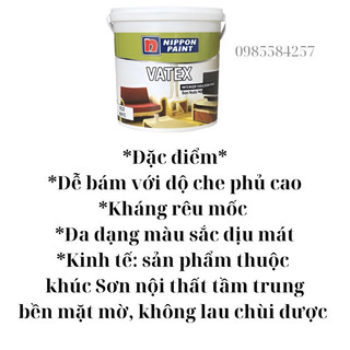Sơn tường nội thất Nippon Vatex ( chiết) -1kg