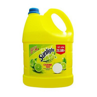 Nước rửa chén sunlight chanh 100 can 3.6kg
