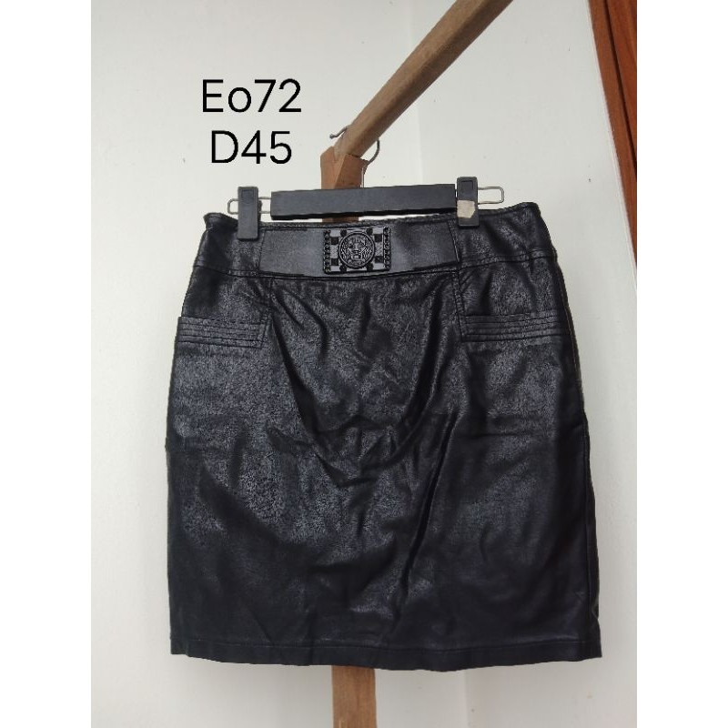 Chân váy da 2hand vintage, y2k