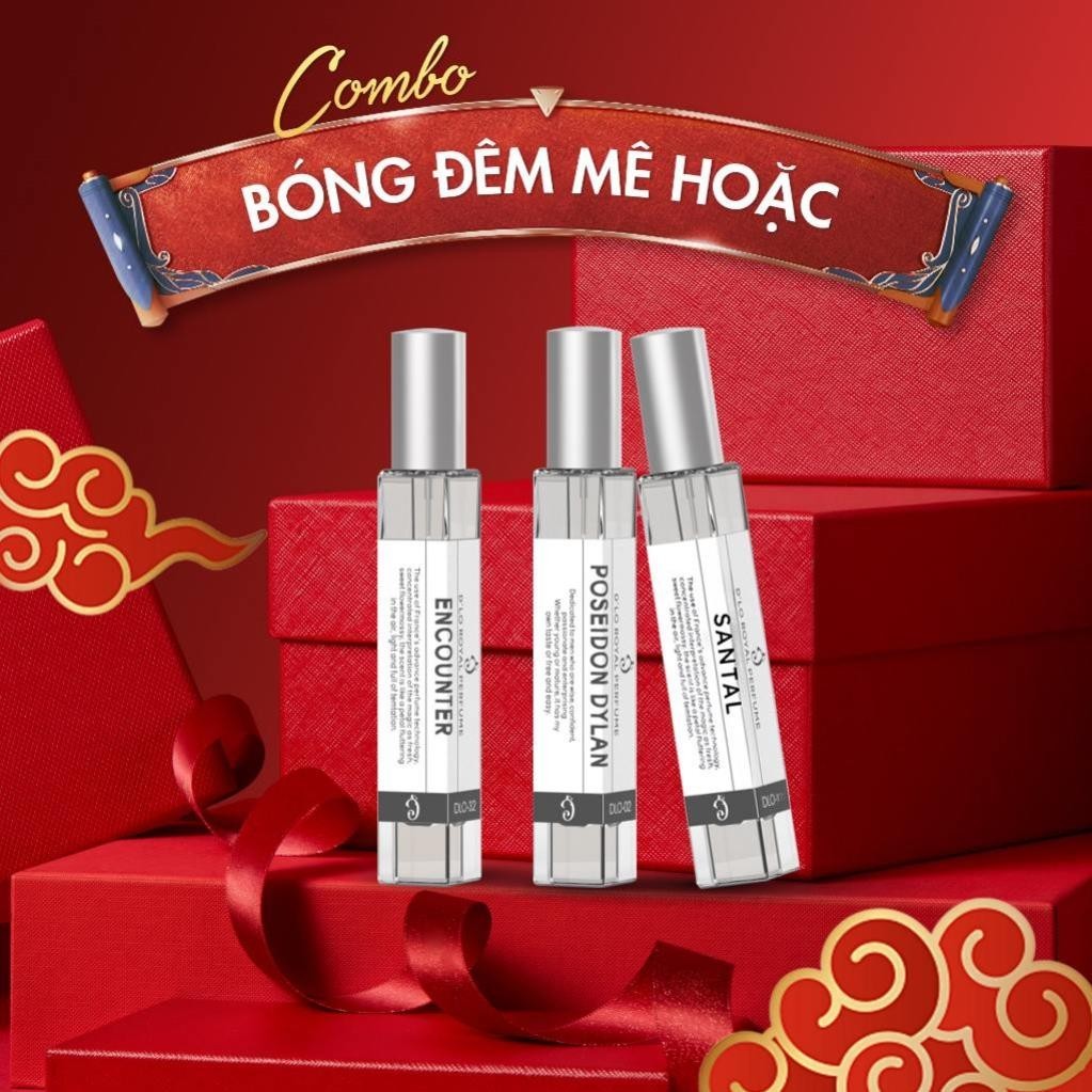 Combo Nước Hoa Nam D'LO SWEET NIGHT - Mã 32 + 02 + 60 - Nước Hoa Chính Hãng - Nước Hoa Thơm Lâu