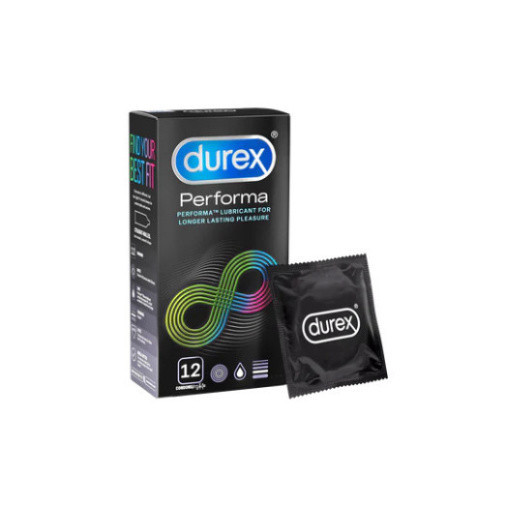 Bao cao su Durex Performa chống xuất tinh sớm kéo dài thời gian. Hộp 12 cái CHÍNH HÃNG