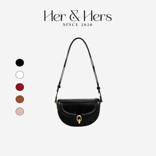 Túi kẹp nách túi đeo chéo bán nguyệt 20cm - MOON BAG - HER & HERS