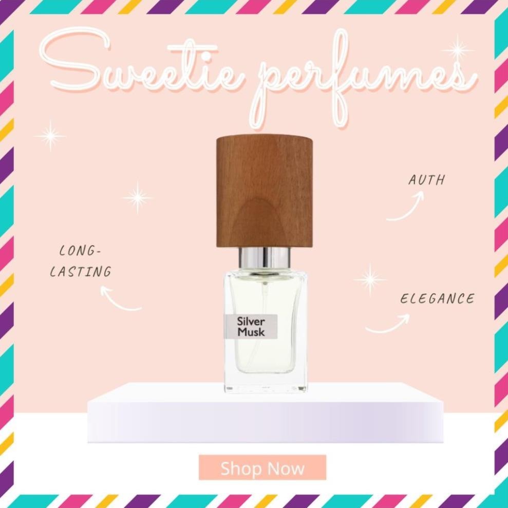 [𝑺𝒘𝒆𝒆𝒕𝒊𝒆] Nước hoa dùng thử Nasomatto Silver Musk 5ml/10ml/20ml [Kèm Qùa]