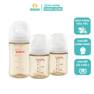 Bình sữa pigeon softouch ppsu plus thế hệ iii 160ml/240ml
