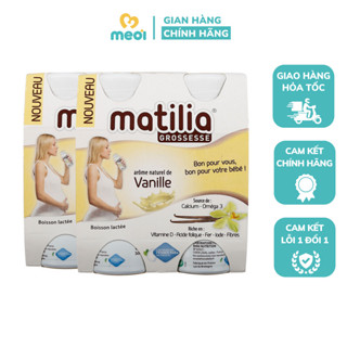 Sữa bầu Matilia Vị Vani Bổ Sung Dưỡng Chất Cho Mẹ (Lốc 4 hộp) 200ml