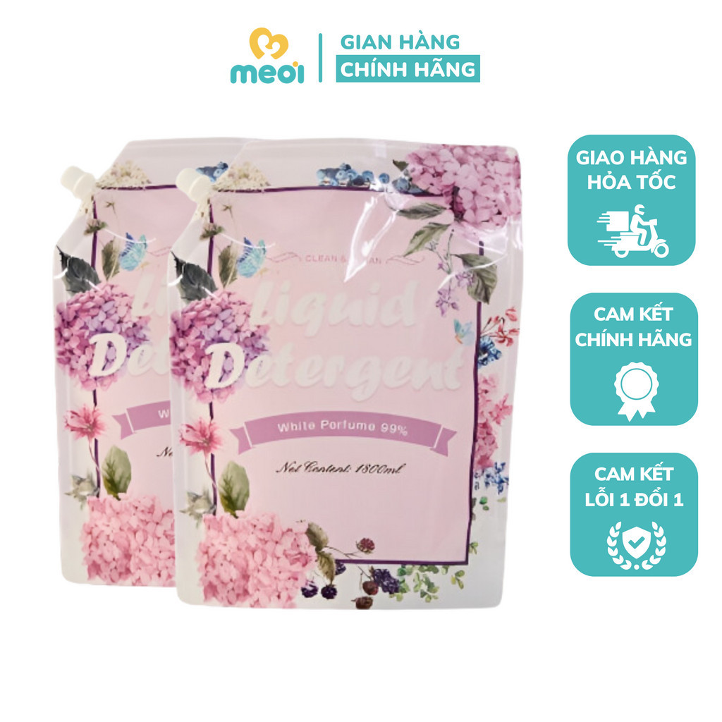 Nước giặt Clean&Clean Thái Lan 1800ml