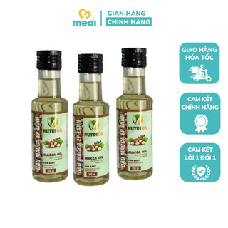 Dầu hạt Macca ép lạnh Nutrioil 100ml