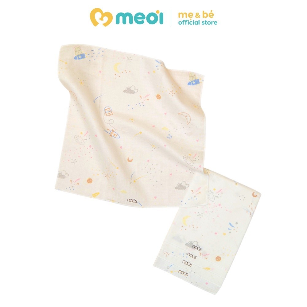 Set 5 khăn sữa cho bé Nous