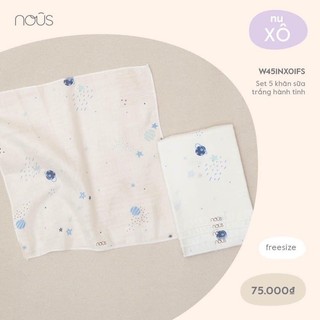 Set 5 khăn sữa cho bé Nous