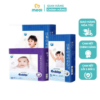 Bỉm Dán/Quần GOLDGI cao cấp M60/L48/XL44/XXL32 Mẫu Mới Cho Bé