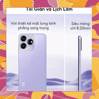 Điện thoại zte blade v50 design | 18gb/256gb | 6.6'' full hd+ | octa core 1.6ghz | 5000mah -cam