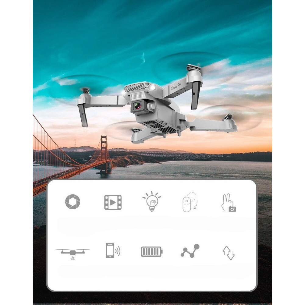 Flycam E88 Pro Máy bay điều khiển từ xa mini giá rẻ | BigBuy360 - bigbuy360.vn