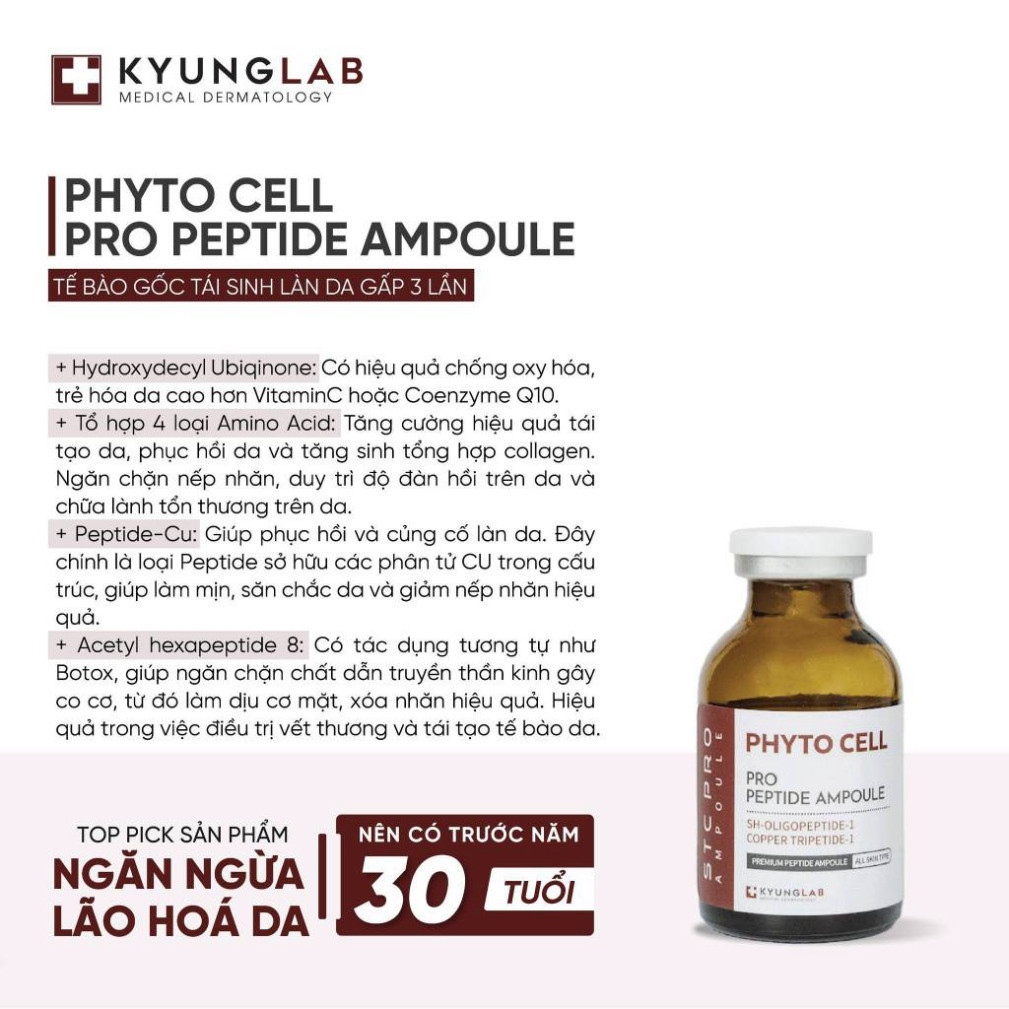 Tế bào gốc phục hồi tái tạo da KyungLab Phyto Cell 20ml