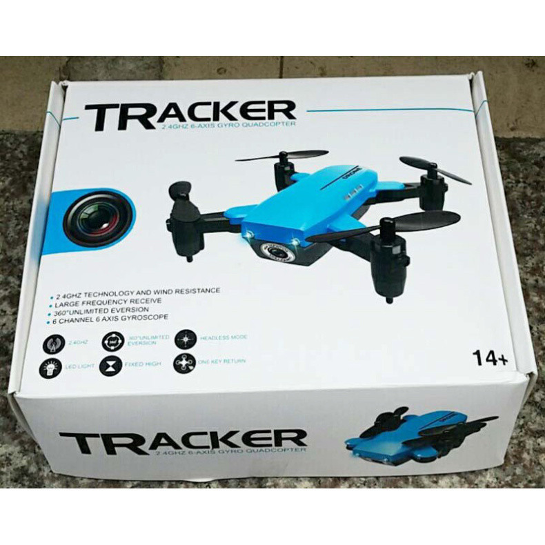 Máy bay điều khiển từ xa 4 cánh xếp gọn Mini Drone tracker 801 | BigBuy360 - bigbuy360.vn