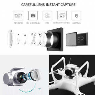 Máy bay điều khiển quay phim Flycam 720p có bảo vệ cánh, bản 1 pin | BigBuy360 - bigbuy360.vn