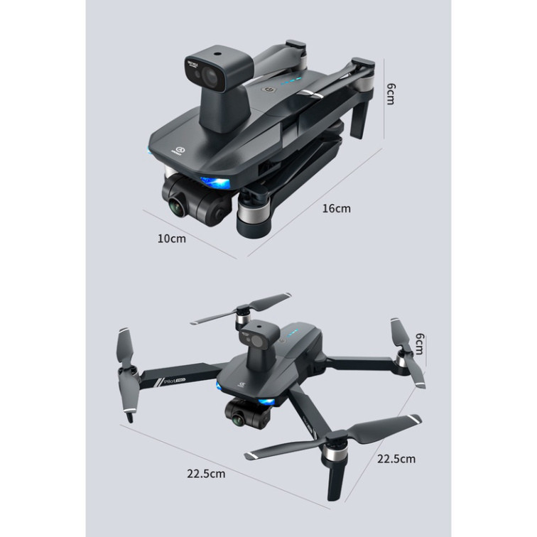 Flycam 8813 thường - 8813 Pro 3km có cảm biến chống va chạm - bản nâng 8811 pro - gimbal 3 trục 6K