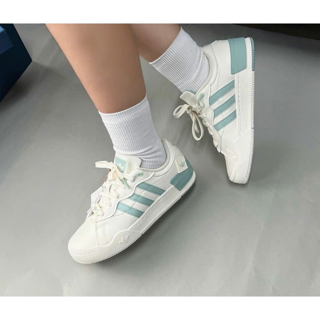 Giày Thể Thao Original Adidas_WMNS Rey Galle Chalk White Hazy Green,Adidas Sò Bản Mới Xanh Mint Blue | BigBuy360 - bigbuy360.vn