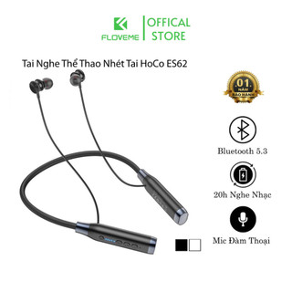 Tai nghe thể thao đeo cổ Hoco ES62, tai nghe bluetooth hỗ trợ mic đàm thoại, 120h nghe nhạc .