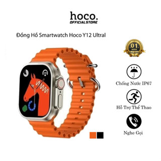 Đồng hồ thông minh HOCO Y12 Ultra, Smartwatch nghe gọi, theo dõi sức khỏe