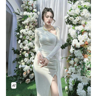  Váy nữ dự tiệc váy body dáng dài đi chơi ăn cưới đều xinh hàng loại 1 chất đẹp HN DESIGN 