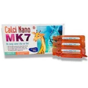 [ CHÍNH HÃNG ] Calci Nano MK7 - bổ sung canxi cho trẻ em một cách hiệu quả ( hộp 20 ống x 10ml )