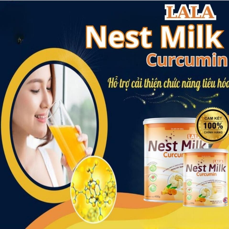 Sữa Nghệ Nest Milk Curcumin, Hết Đau Dạ Dày, Đại Tràng, Giúp đẹp da