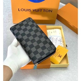 Ví gập lv nam nữ/ Ví dài gập lv full box OKK