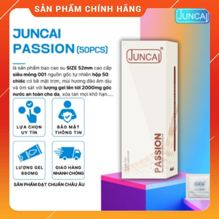 Bao cao su juncai passion 001 ha ultra thin siêu mỏng nhiều gel