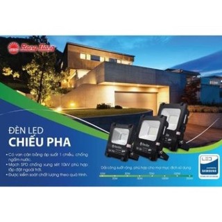 [RẠNG ĐÔNG] Đèn Pha LED 20W Rạng Đông IP66 Model: D CP06L 20W