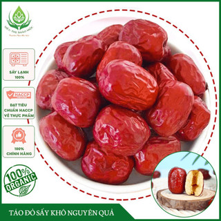 Táo đỏ khô tự nhiên, không chất bảo quản, không chất béo, an thần, giảm stress & cholesterol