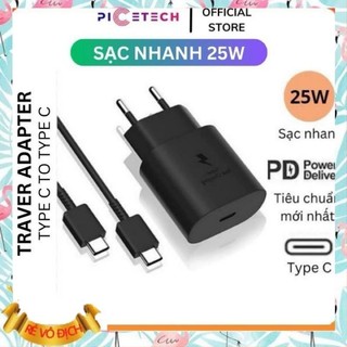 Bộ củ cáp sạc nhanh 25w type c to type c , dùng cho các máy chân type c bảo hành 12 tháng teampkt