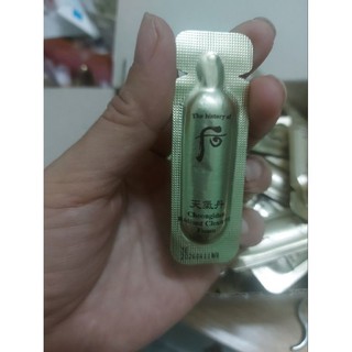 Sữa rửa mặt chống lão hóa Whoo tái sinh Radiant Cleansing Foam 1ml/ gói (  date 2026 1 gói sample)