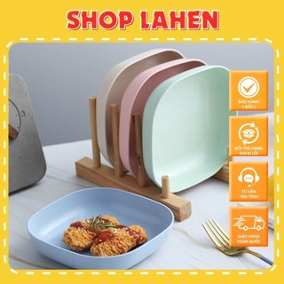 🥰🥰🥰tạp hóa lahen🥰🥰🥰 đĩa vuông lúa mạch
