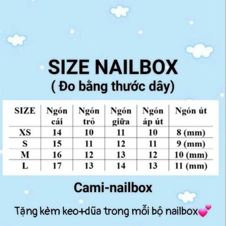 Móng giả-Nailbox móng up thiết kế đỏ loang rắn
