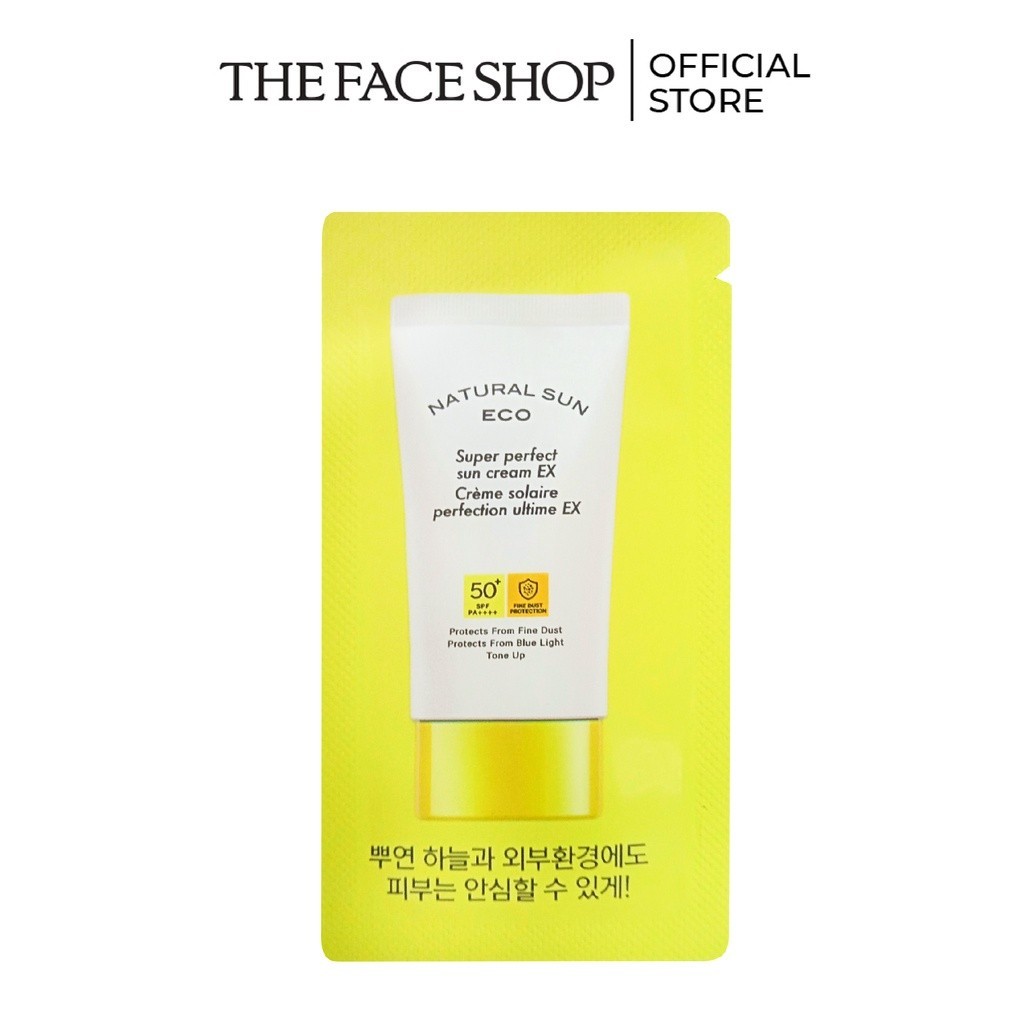 Combo 10 Kem Chống Nắng Chống Bụi Mịn Ánh Sáng Xanh THE FACE SHOP Sun Eco 1.2ML