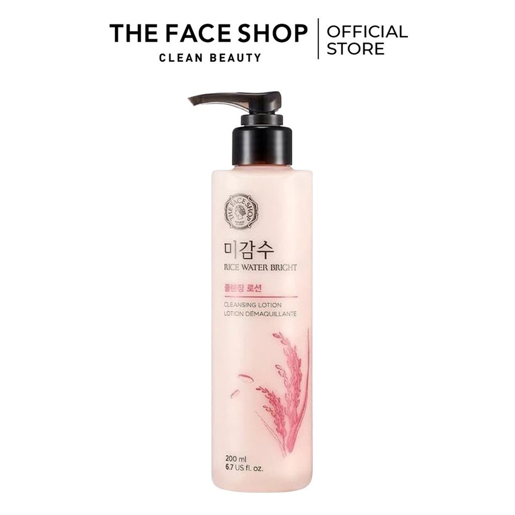 Combo Sữa Tẩy Trang Làm Sáng Da THE FACE SHOP 200ml+Sữa Rửa Mặt 100ml