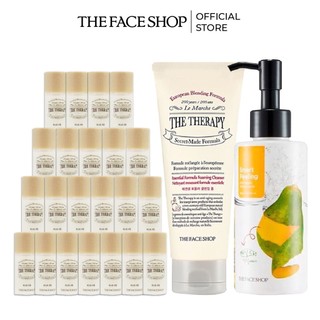 Combo sữa rửa mặt chống lão hóa the face shop 150ml+tinh chất phục hồi da 6ml+mặt nạ kỳ dịu nhẹ papaya 150ml