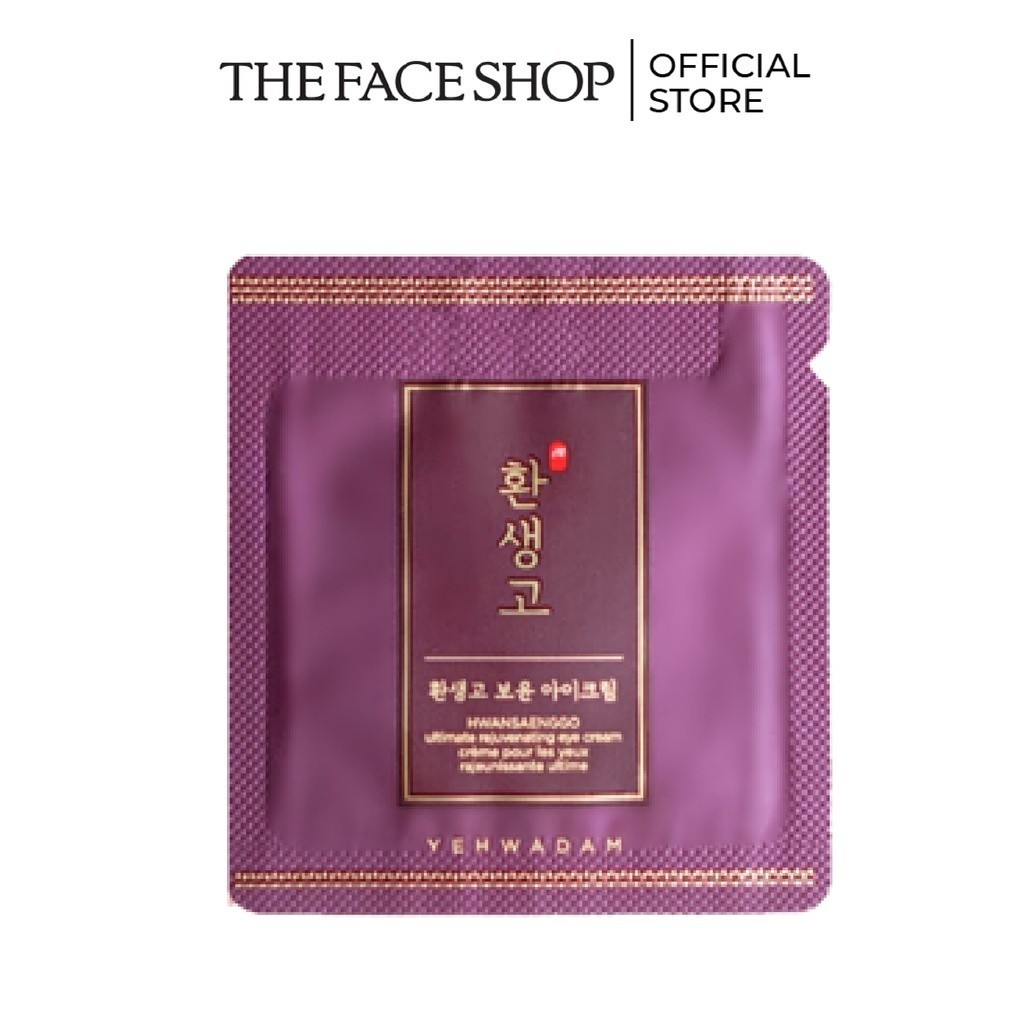 Combo 10 Kem Dưỡng Trẻ Hóa Vùng Da Mắt THE FACE SHOP 1.2Ml+Tinh Chất Trẻ Hóa Da THE FACE SHOP 1.5Ml