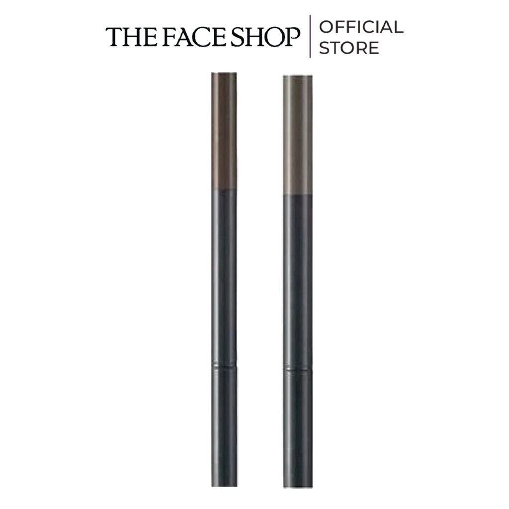 Combo 2 Chì Chân Mày TheFaceShop Designing Eyebrow Pencil 0.3G (Màu 03+Màu 02)