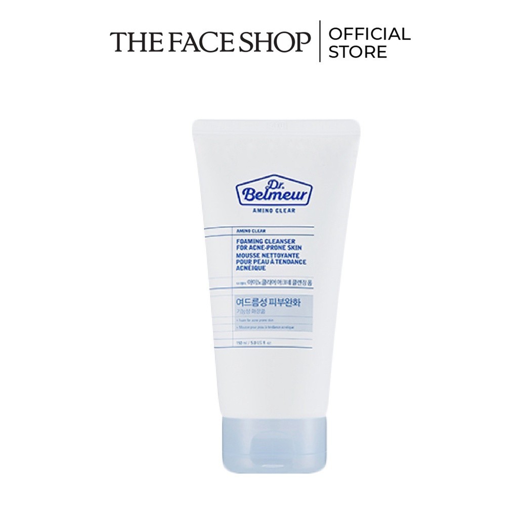 Combo Sữa Rửa Mặt Dành Cho Da Mụn Thefaceshop 150Ml+Sữa Rửa Mặt Thefaceshop Dr.Belmeur 150Ml