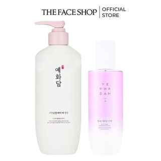 Combo sản phẩm làm sạch da thefaceshop 300ml+sữa dưỡng sáng da ngừa lão hóa thefaceshop yehwadam 140ml
