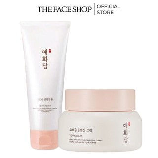 Combo sữa rửa mặt thefaceshop yehwadam 150ml+kem tẩy trang thefaceshop 200ml