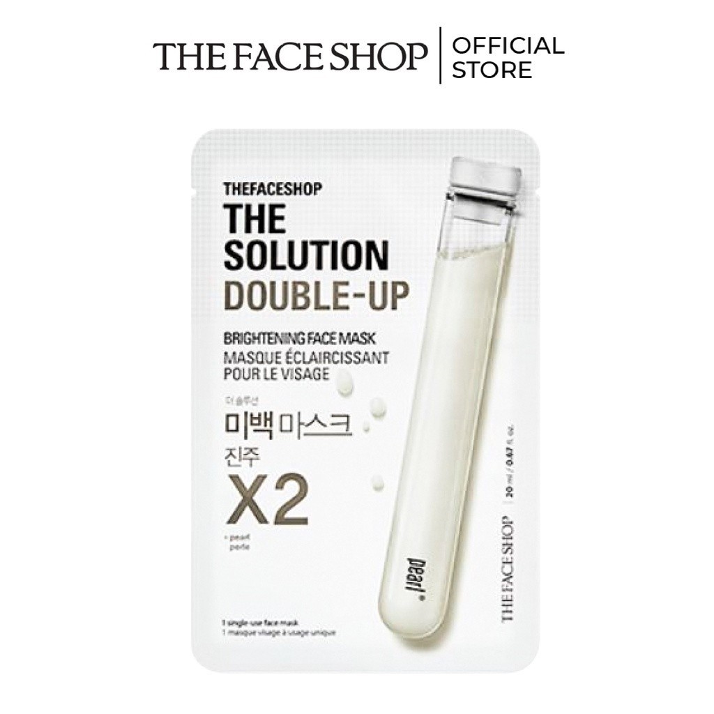 Combo 10 Mặt Nạ Dưỡng Da Săn Chắc THE FACE SHOP The Solution (Brightening,Firming) 20Ml