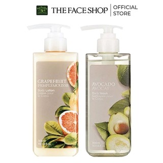 Combo Sữa Dưỡng Thể TheFaceShop 300ML+Gel tắm TheFaceShop 300ml
