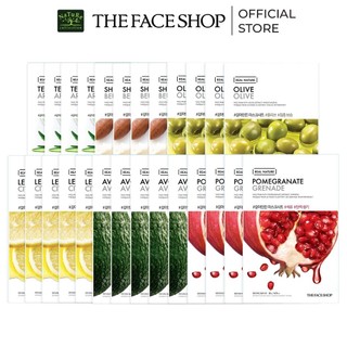 Combo mix 26 mặt nạ thefaceshop real nature 20gx26