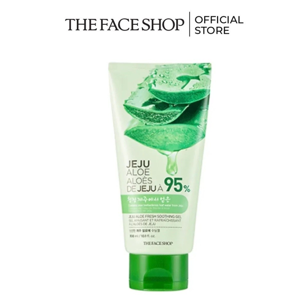 Combo Sữa Rửa Mặt Làm Sáng Da THE FACE SHOP (300Ml,150ml,100ml)+Gel Dưỡng Da 300ml+Mặt Nạ Real nha đam 20g