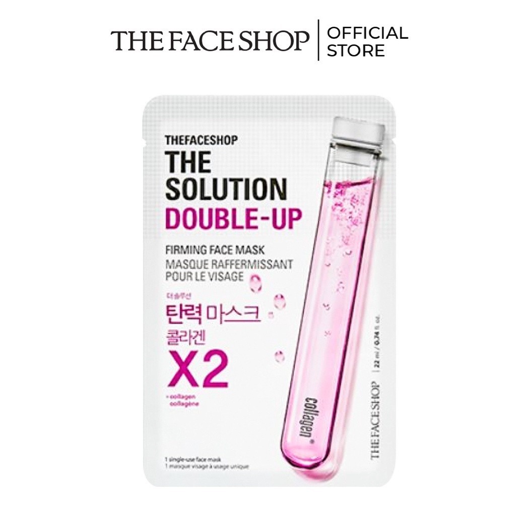 Combo 10 Mặt Nạ Dưỡng Da Săn Chắc THE FACE SHOP The Solution (Nourishing,Firming) 20Ml